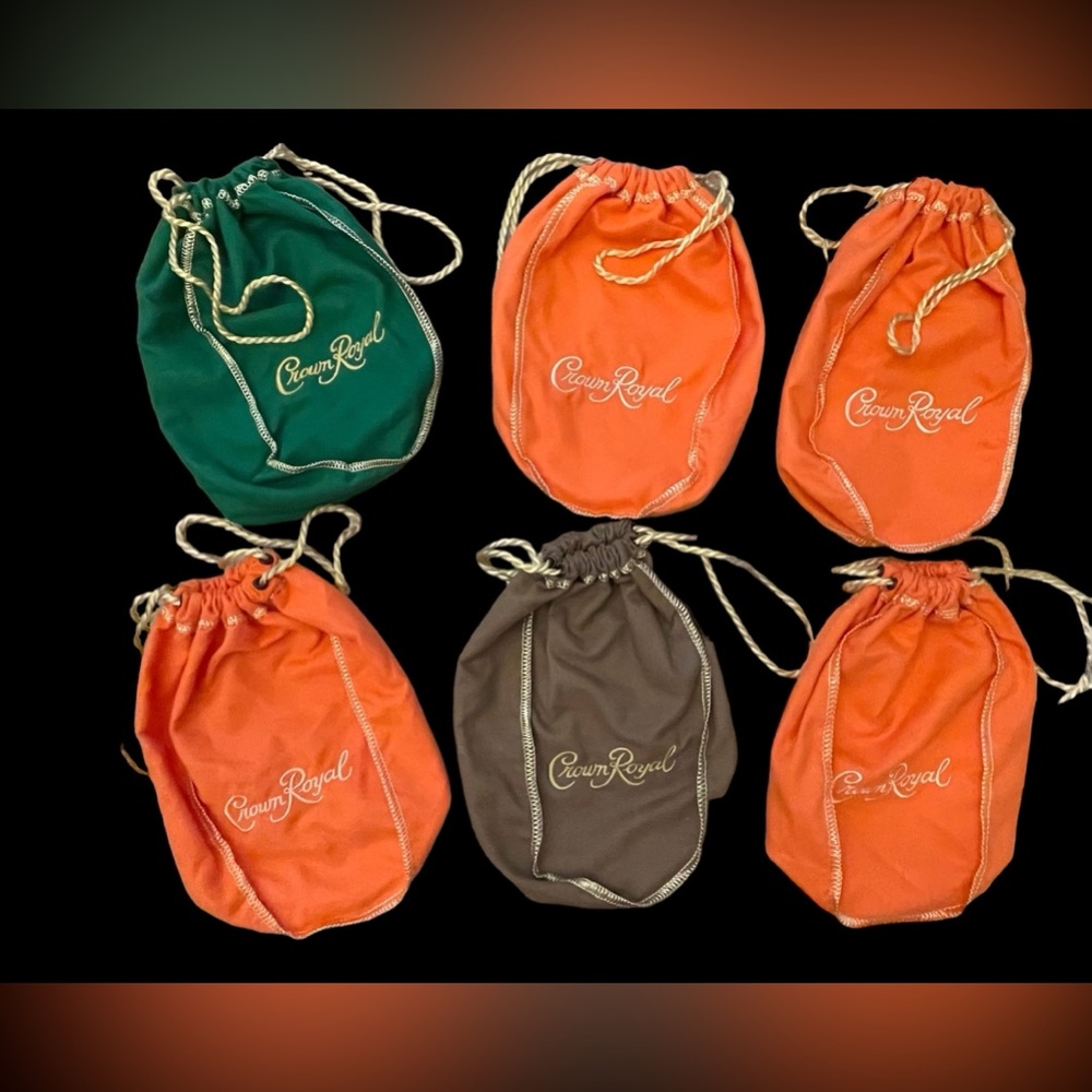 Crown Royal Bags- 6 bag bundle
